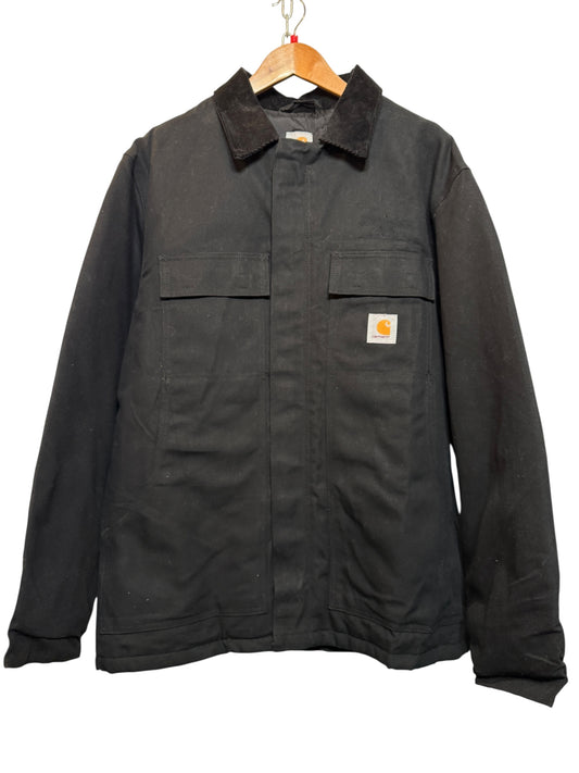 Carhartt Mens Black Workwear Jacket (Size L)
