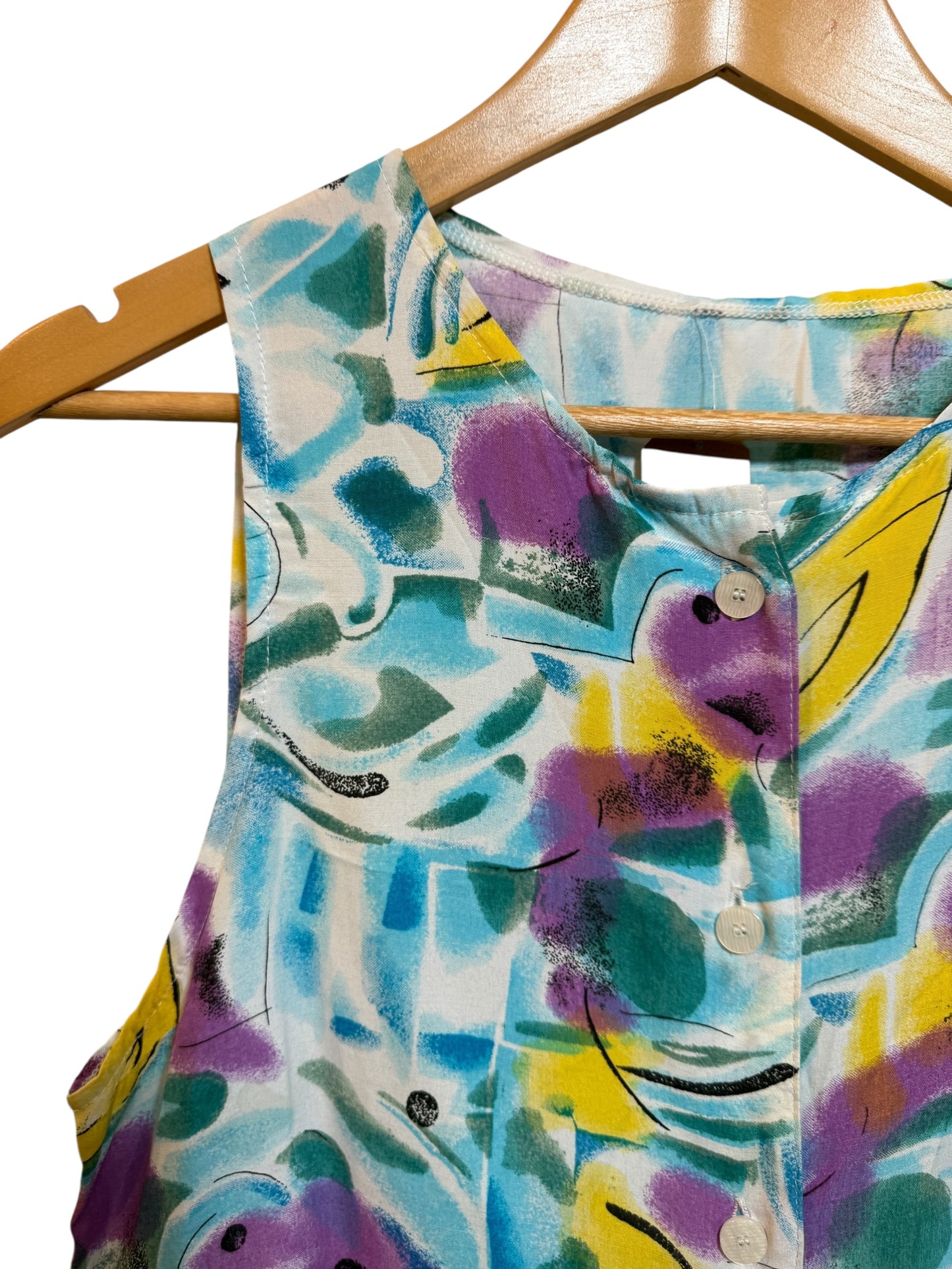 Women's Blue Blouse Top (Size M)