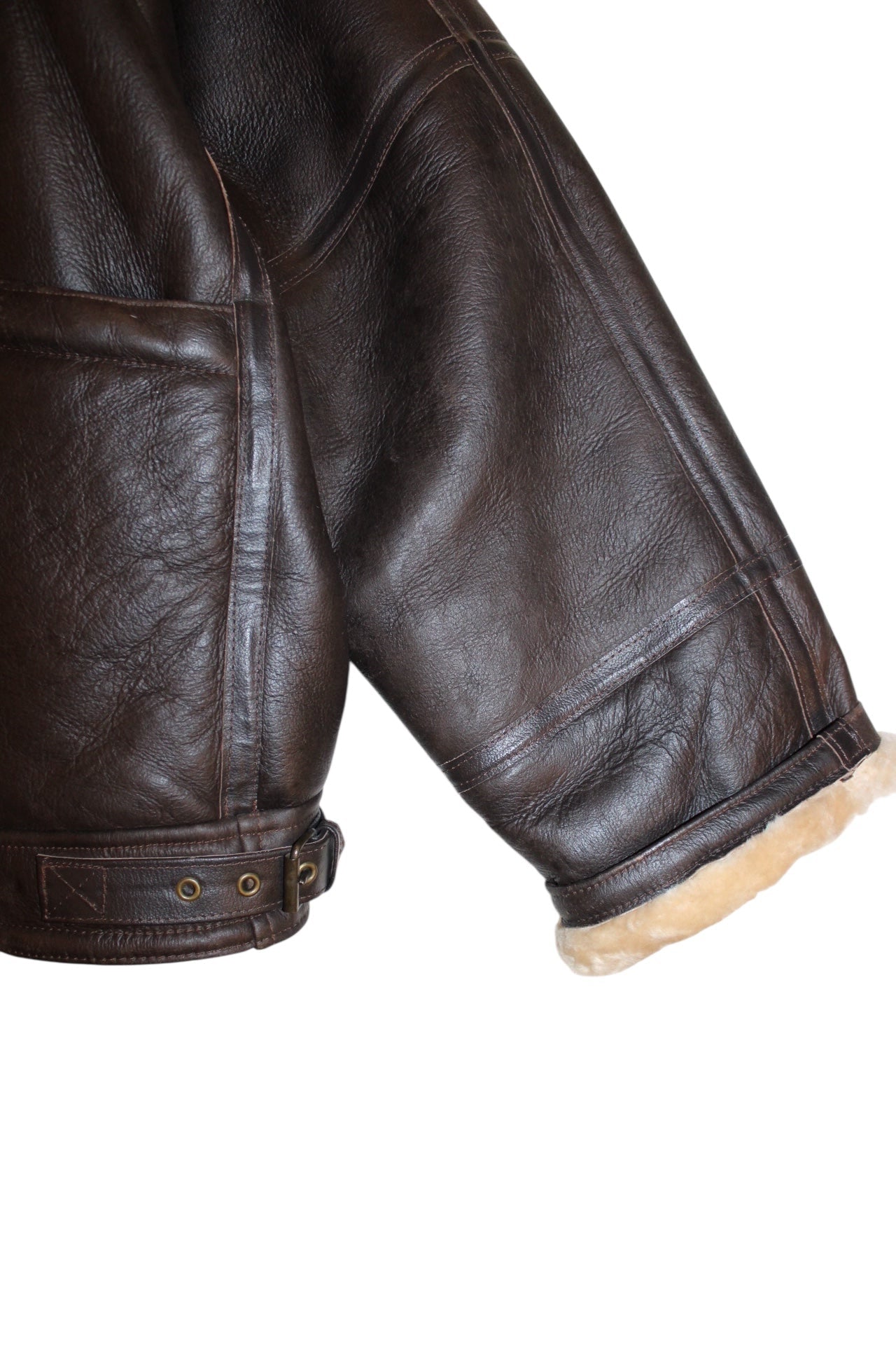 Sardar Mens Flying Sheepskin Jacket (Size XL)