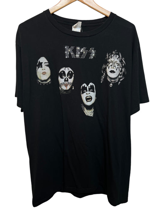 KISS Mens Black T Shirt (Size M)