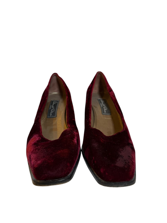 Red Velvet Heels (Size 7)