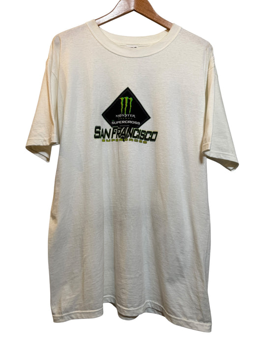 Monster San Francisco White T Shirt (Size XL)
