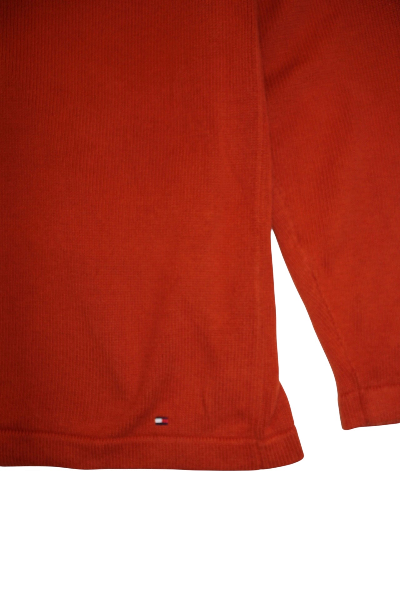 Tommy Hilfiger Mens Orange Quarter Zip (Size L)