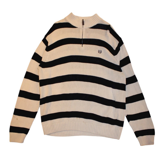 Chaps Ralph Lauren Mens Knitted Quarter Zip (Size XXL)