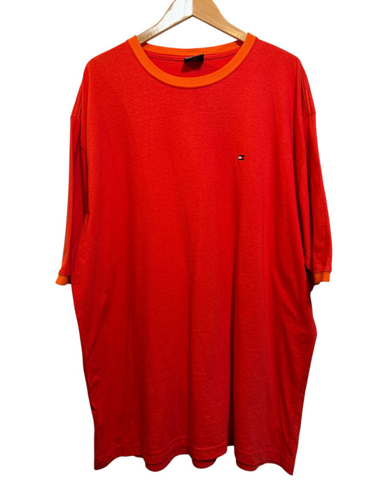 Tommy Hilfiger Red T Shirt (Size XXL)