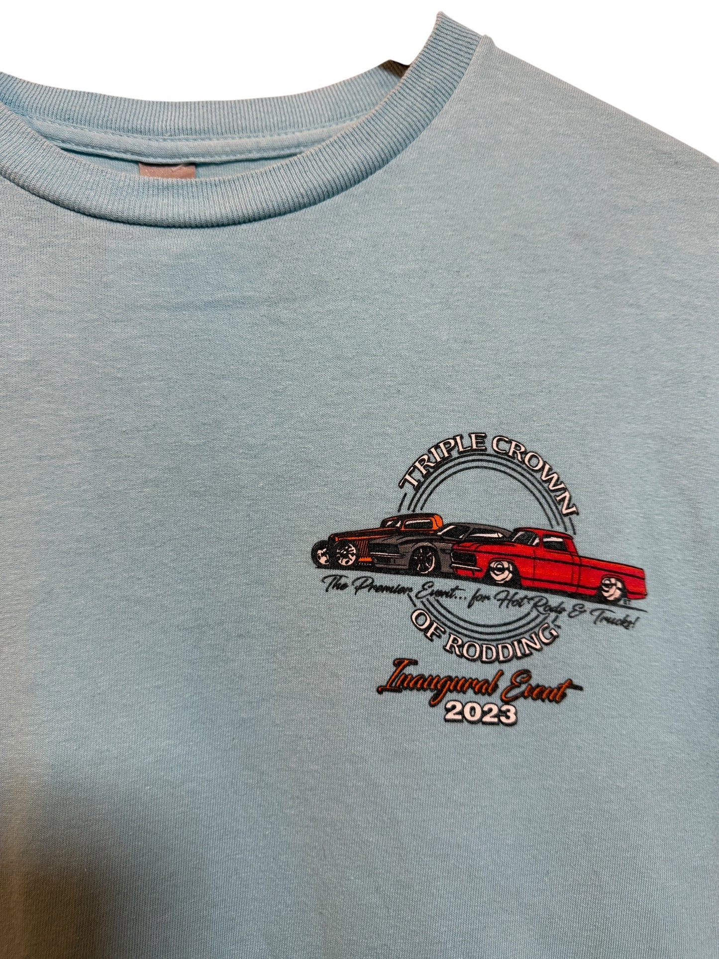 Nashville Superspeedway Mens Blue T Shirt (Size XL)