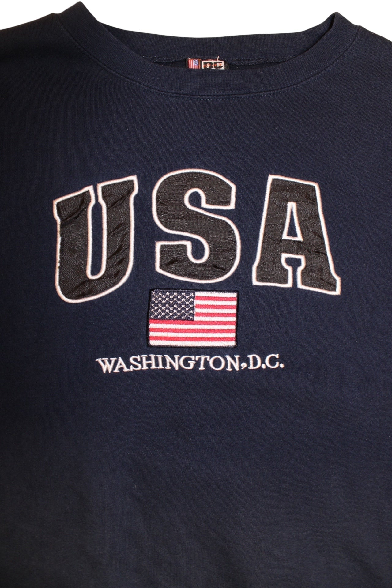 DC Mens Navy USA Sweatshirt (Size XL)