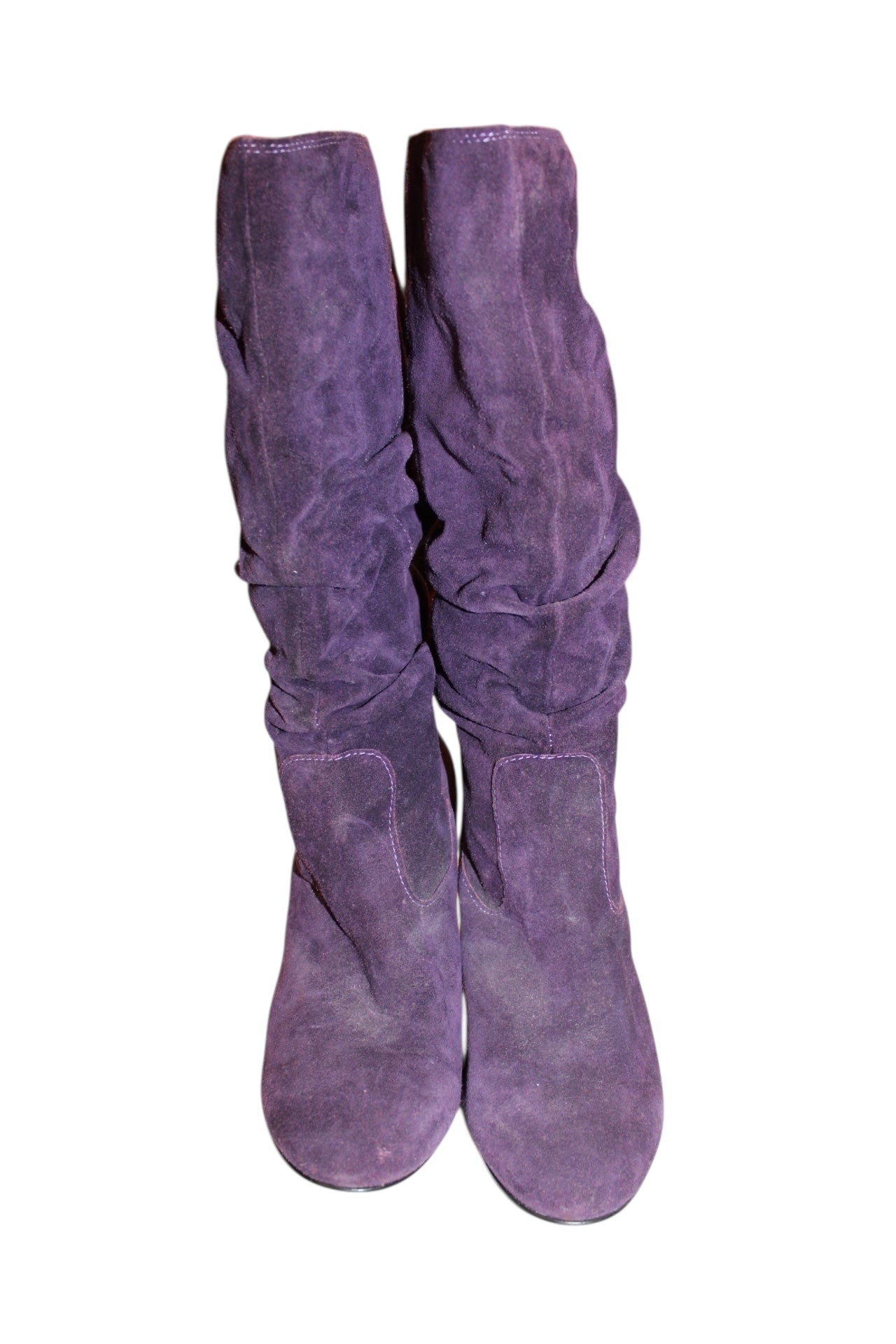 Suede Slouch Boots (UK Size 6)