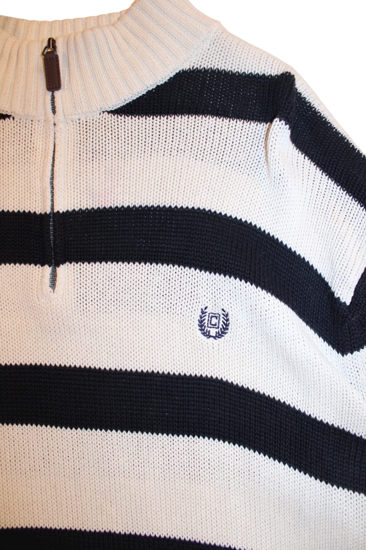 Chaps Ralph Lauren Mens Knitted Quarter Zip (Size XXL)