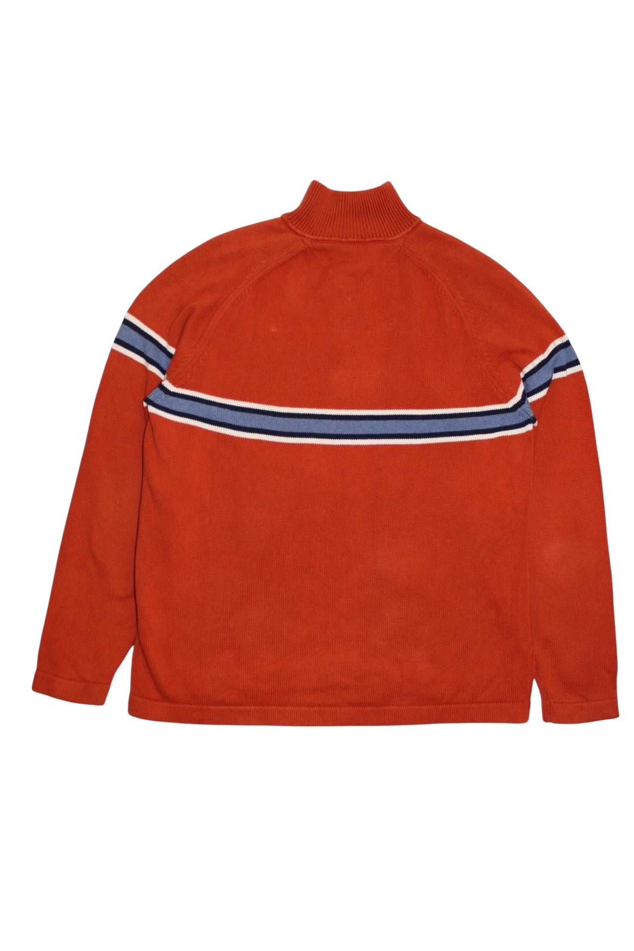 Tommy Hilfiger Mens Orange Quarter Zip (Size L)