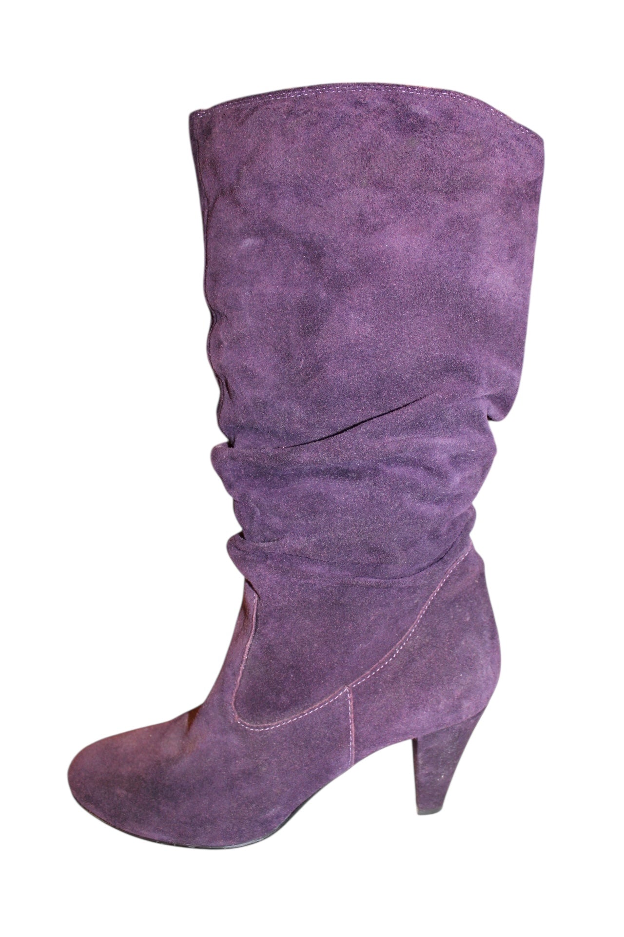 Suede Slouch Boots (UK Size 6)