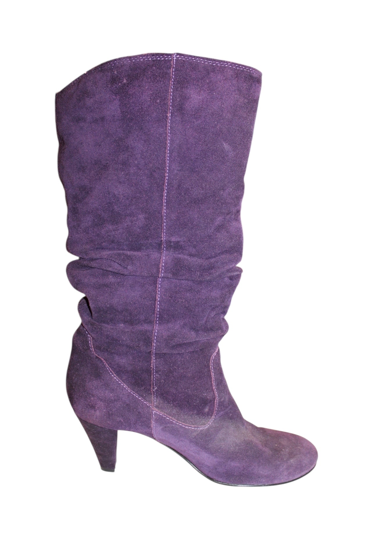 Suede Slouch Boots (UK Size 6)