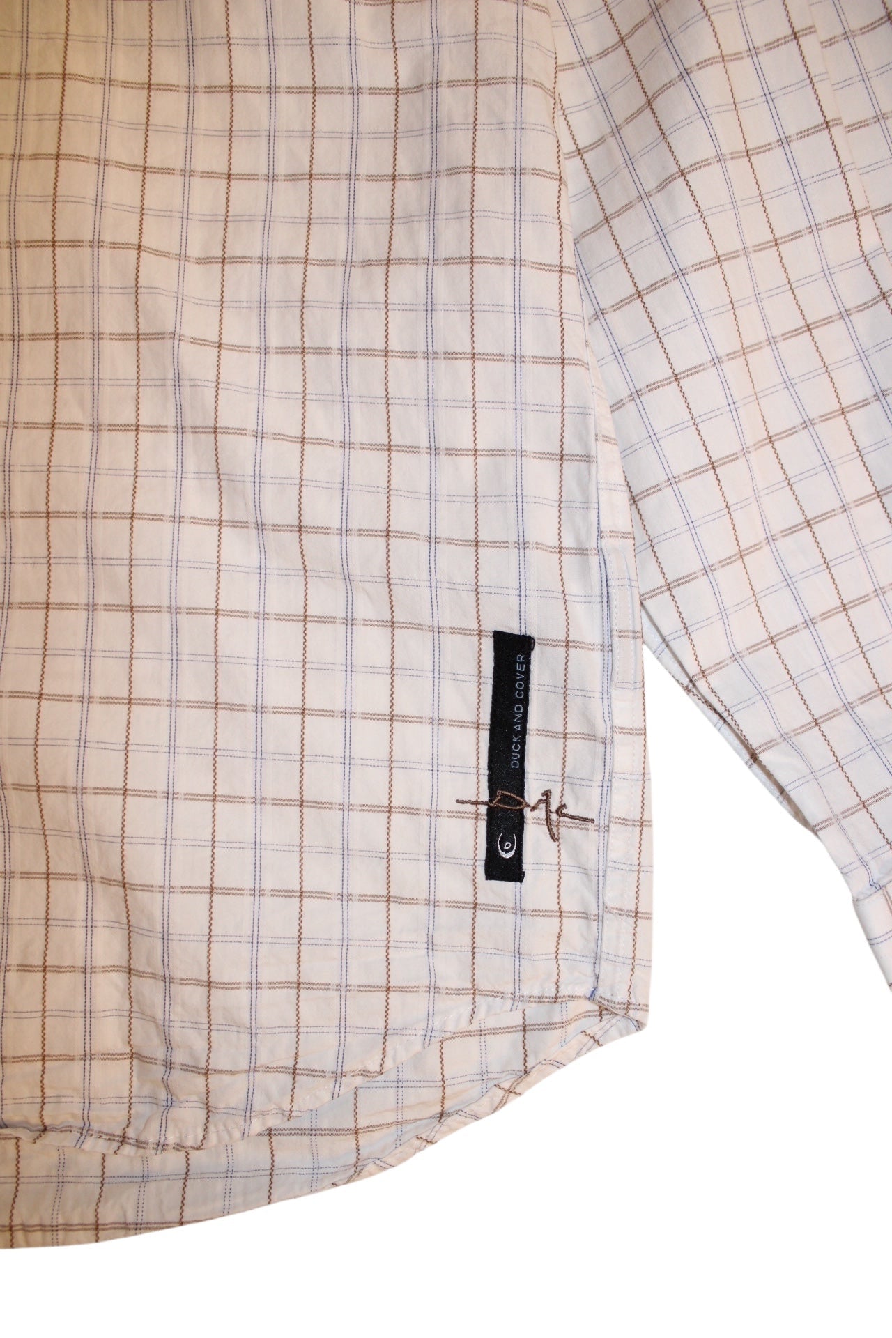 Duck And Cover Mens Long Sleeved Shirt (Size XL)