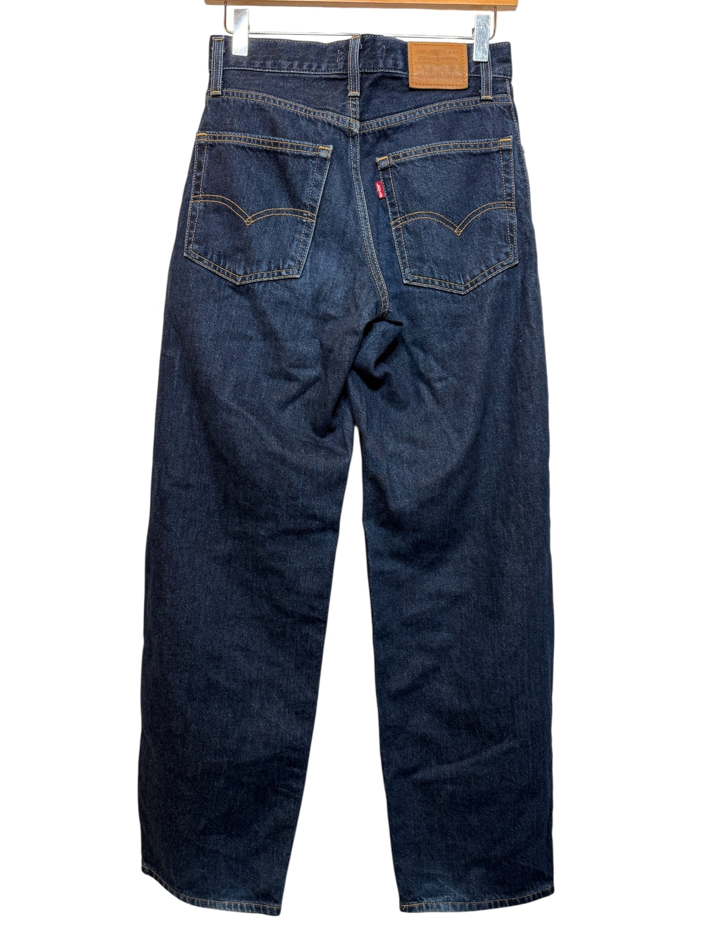 Levi Baggy Dad Dark Blue Jeans (28x32)