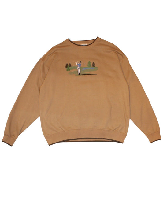 M&C Sport Mens Beige Golf Sweatshirt (Size XL)