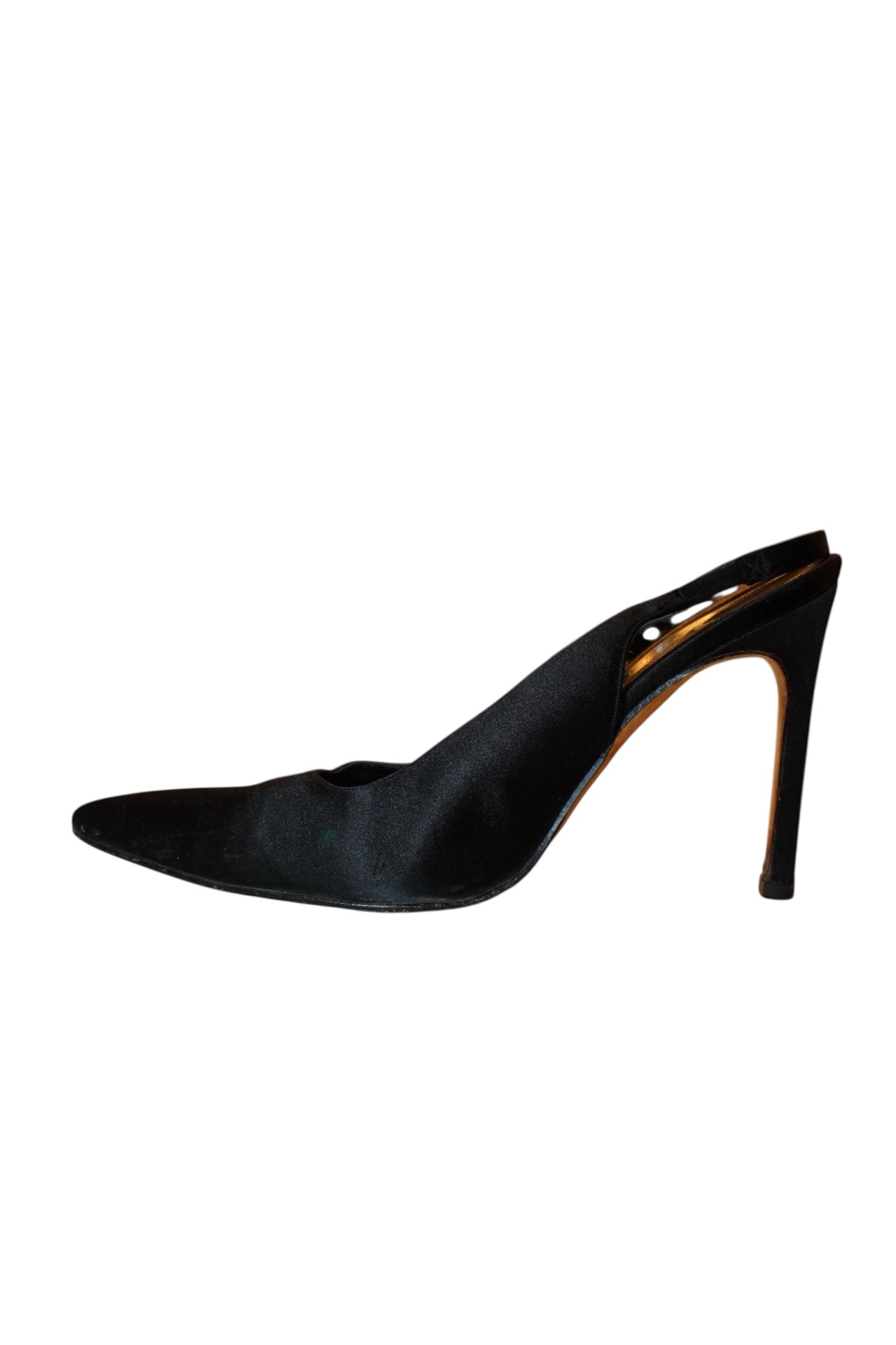 Gina Black Heels (Size 6.5)