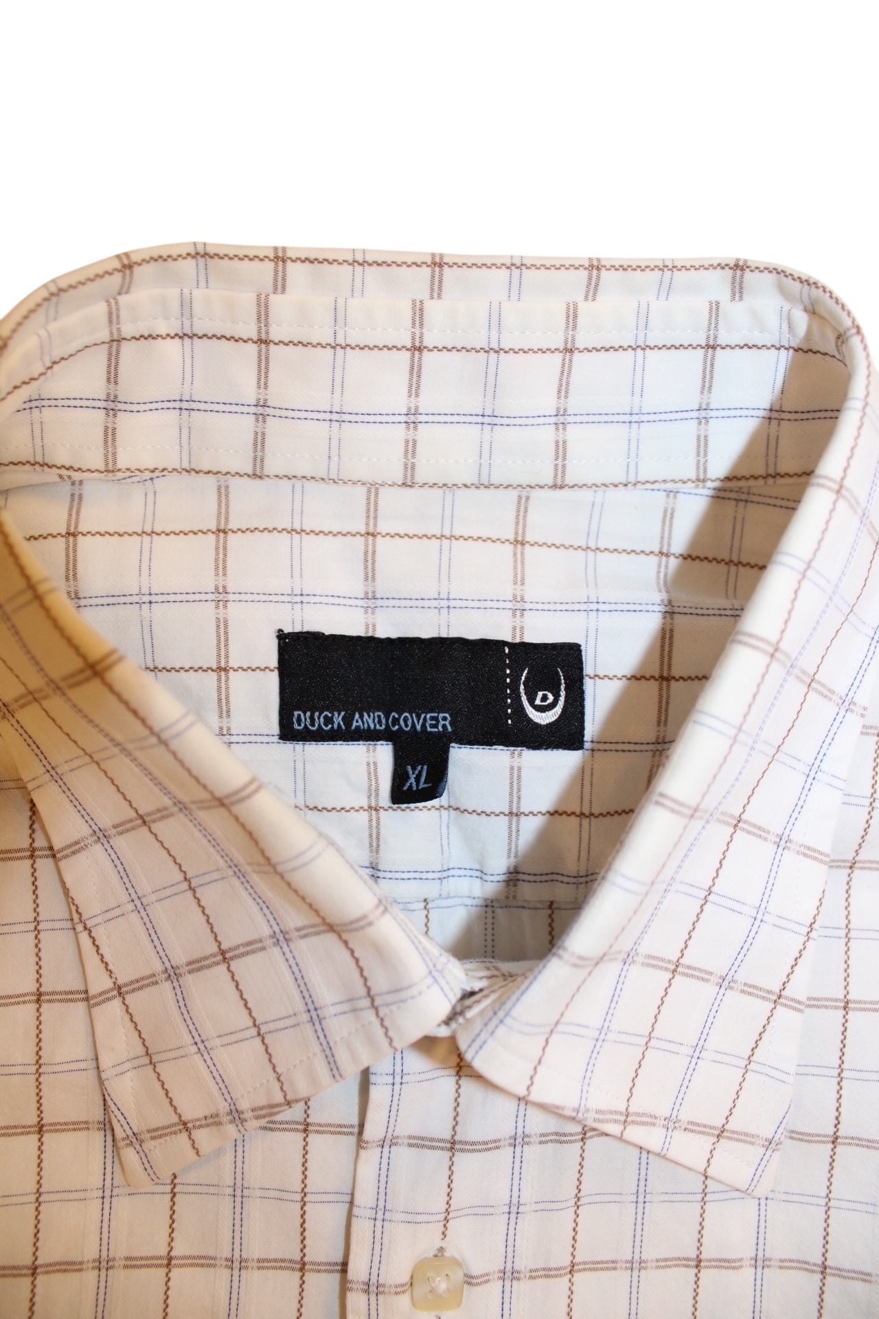 Duck And Cover Mens Long Sleeved Shirt (Size XL)