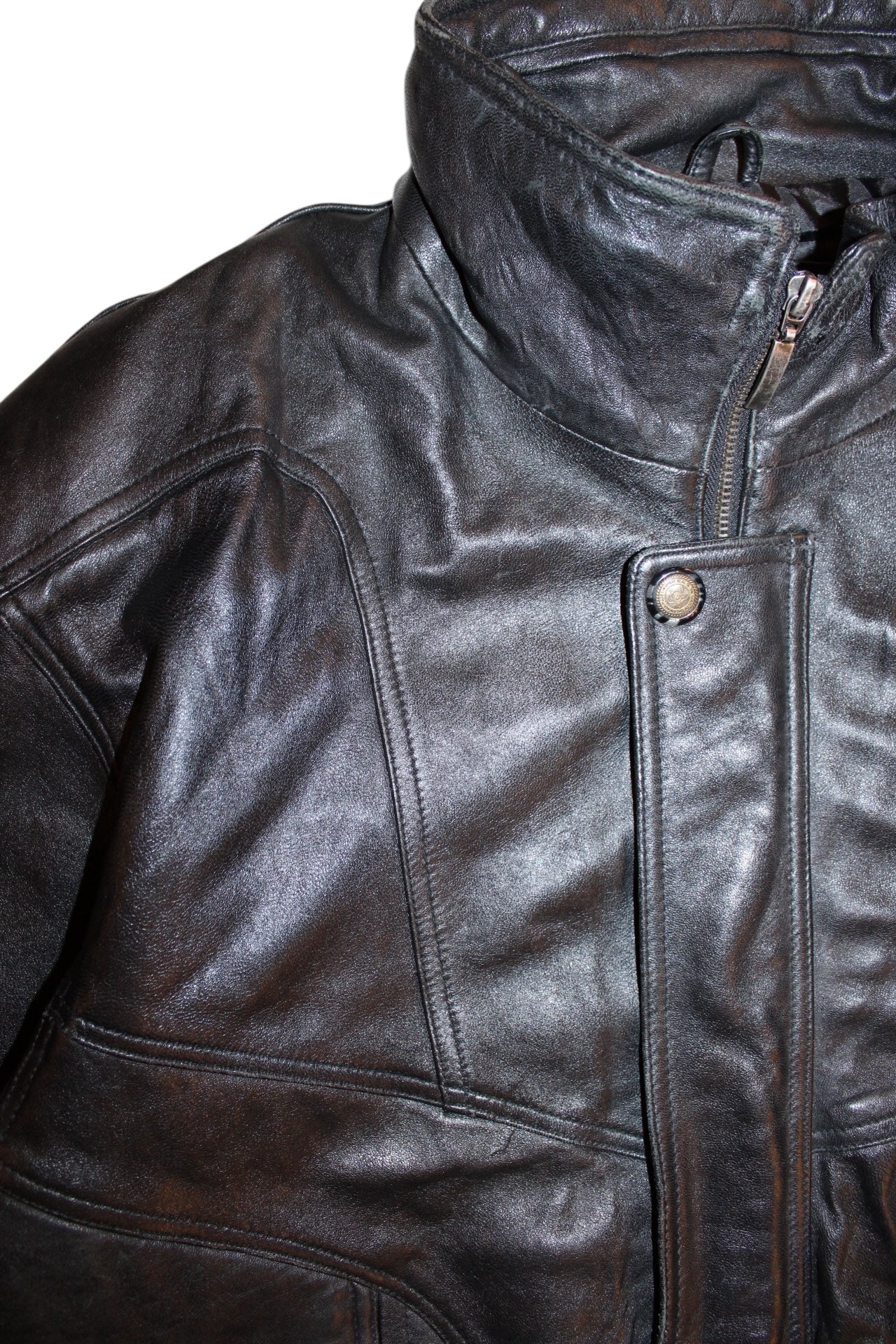 AviaTrix Mens Leather Jacket (Size XXL)
