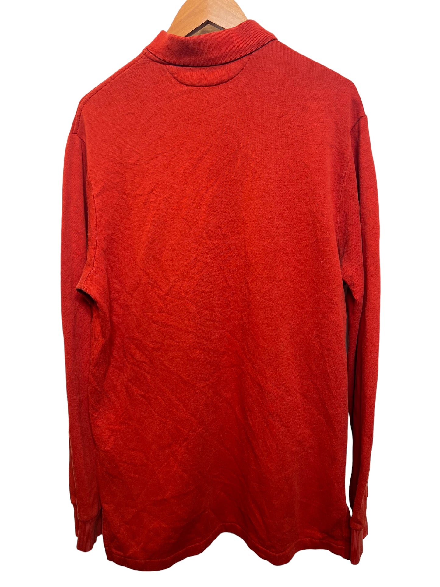 Ralph Lauren Orange Long Sleeve Polo (Size L)