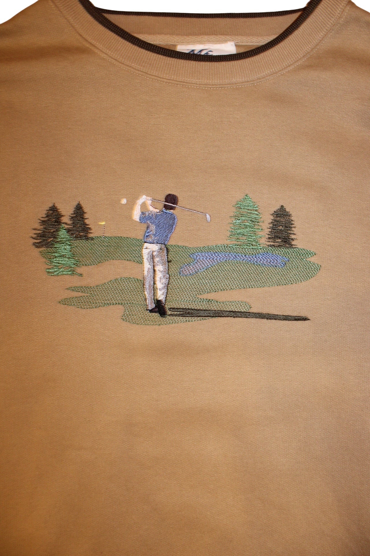 M&C Sport Mens Beige Golf Sweatshirt (Size XL)