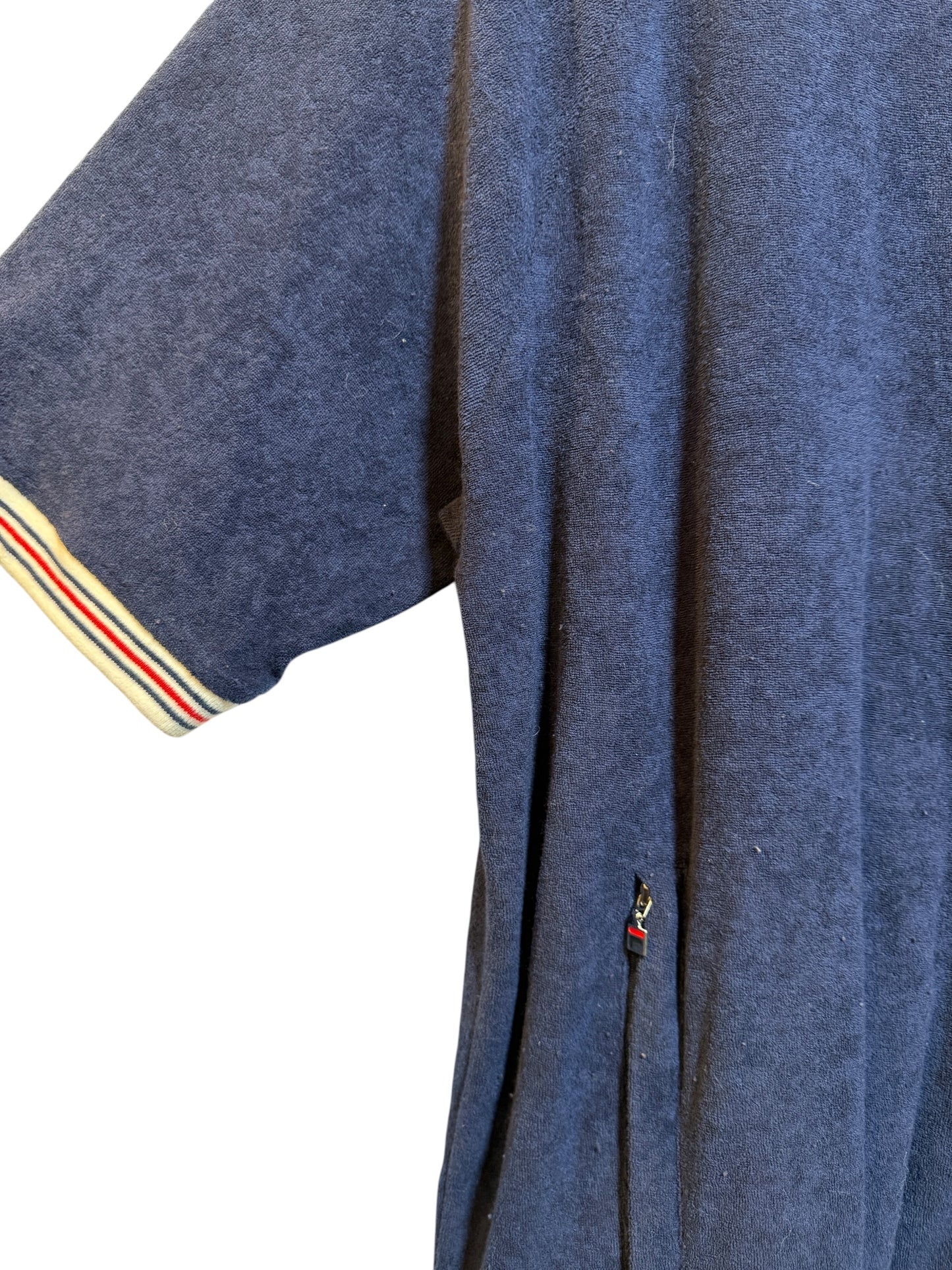 Fila Velour Short Sleeved Zipped Top (Size XL)