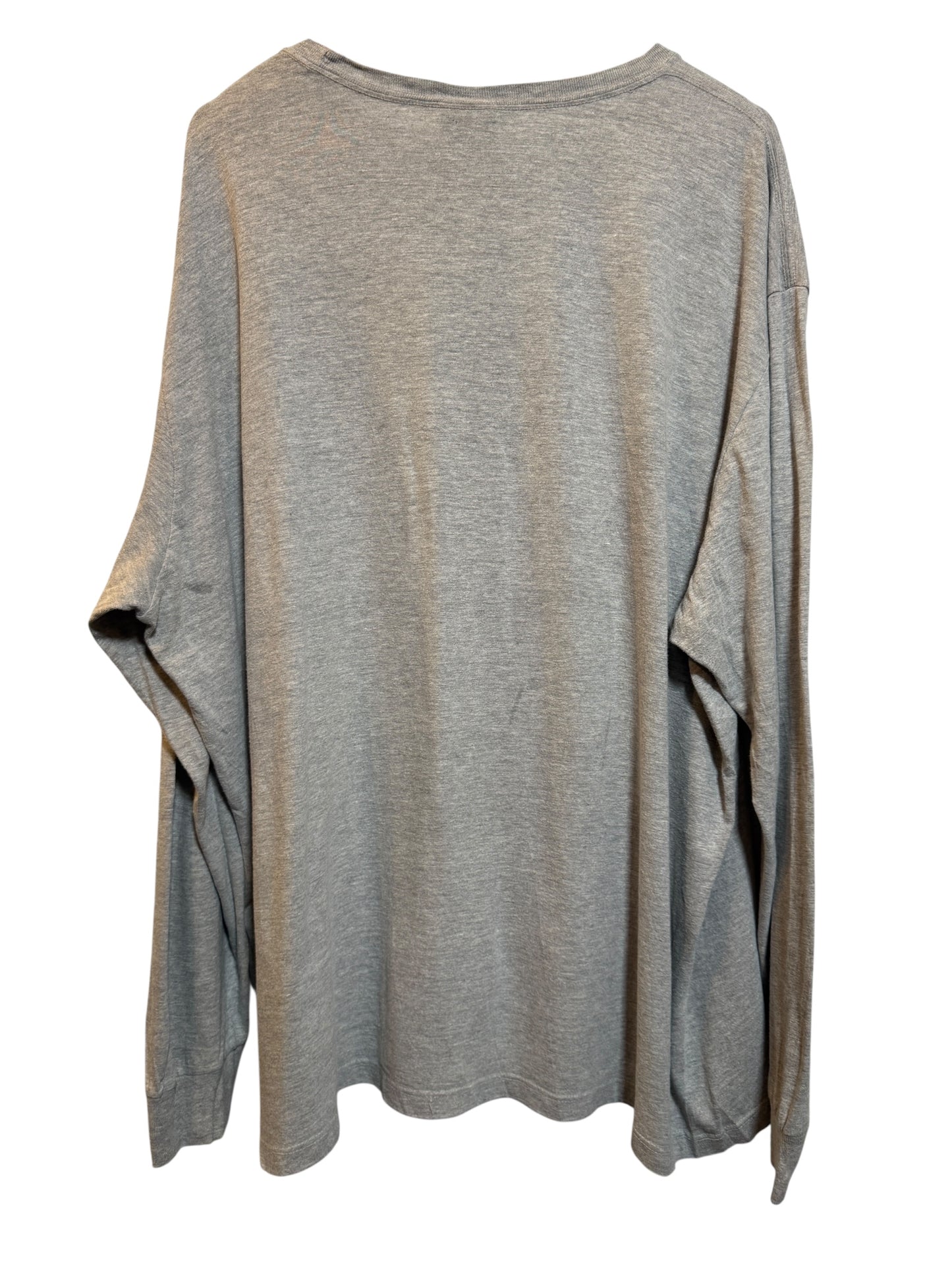 Polo Ralph Lauren Grey Long Sleeve Mens T Shirt (Size XXL)
