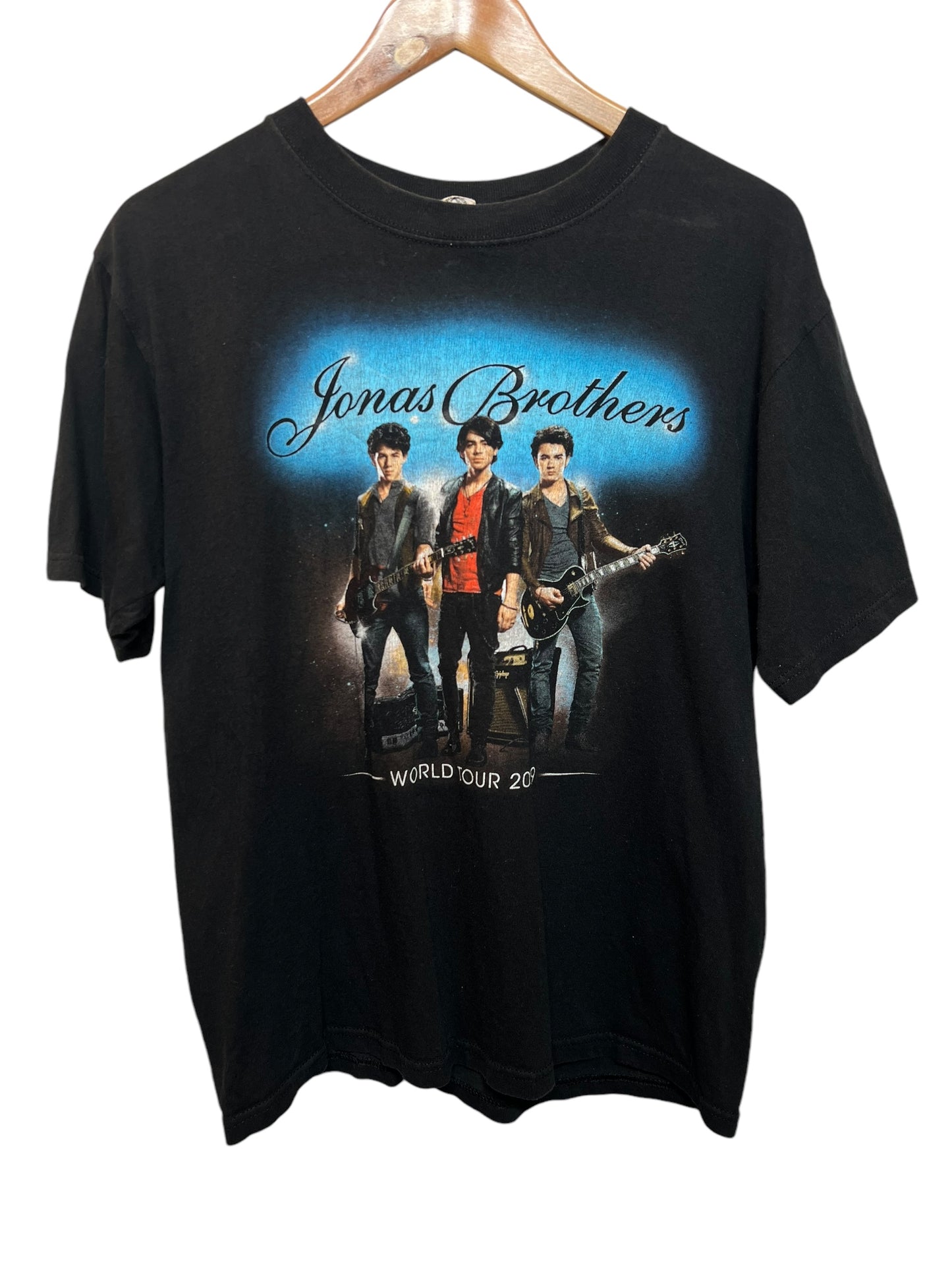 Jonas Brothers Black Tour T Shirt (Size M)