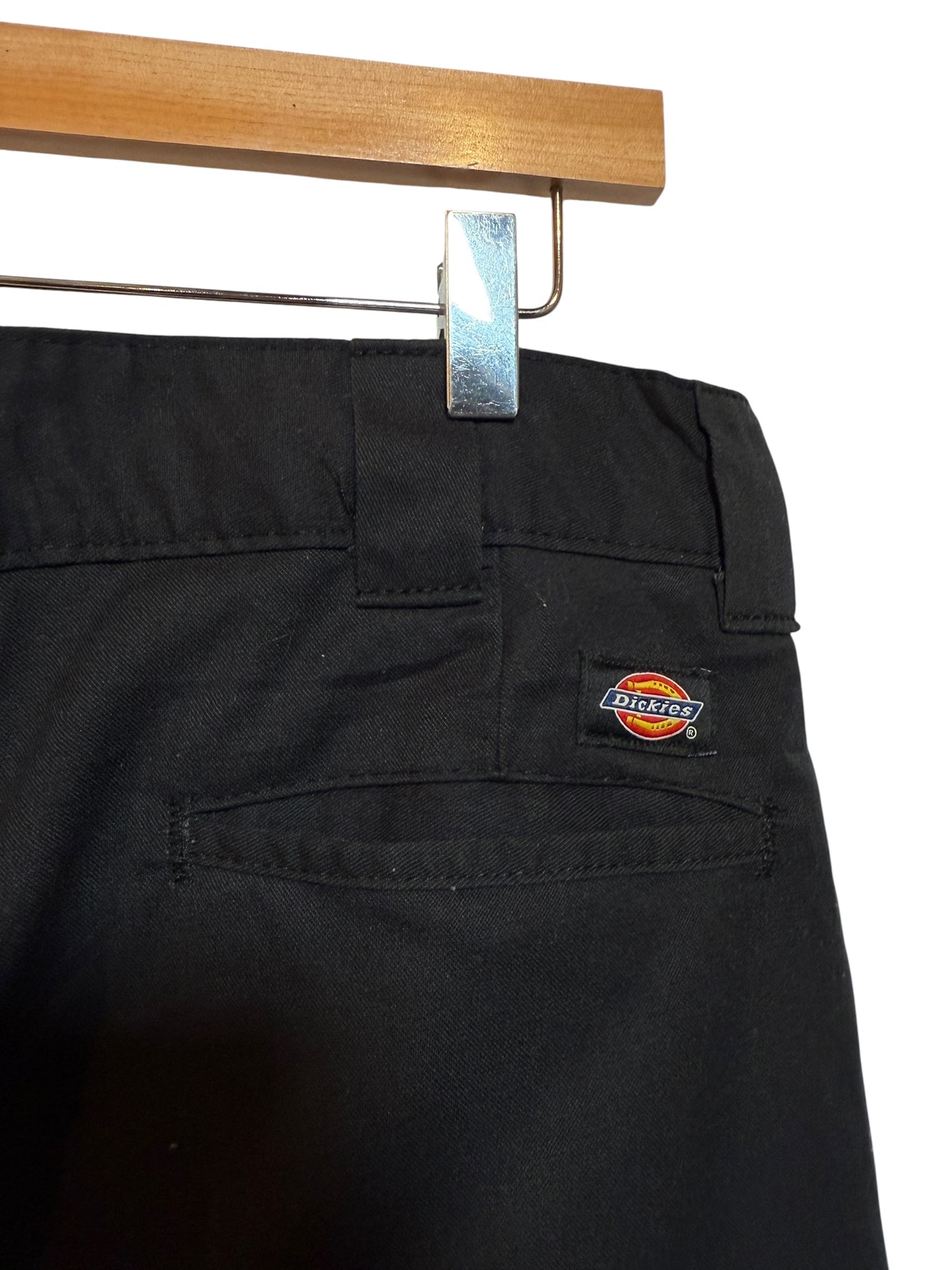 Dickies Slim Taper Mens Black Trousers (34x32)