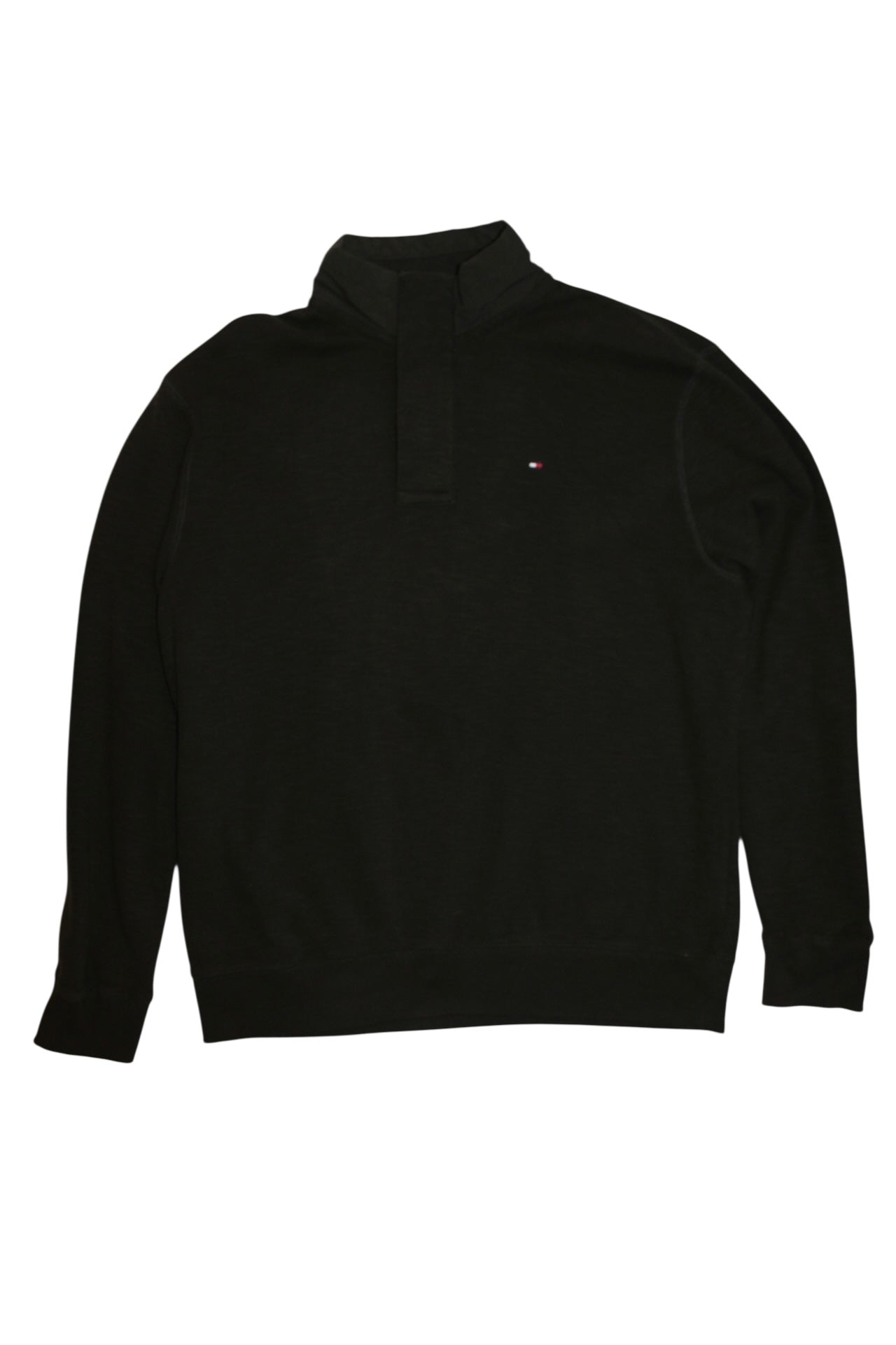 Tommy Hilfiger Mens Green Quarter Zip (Size XL)