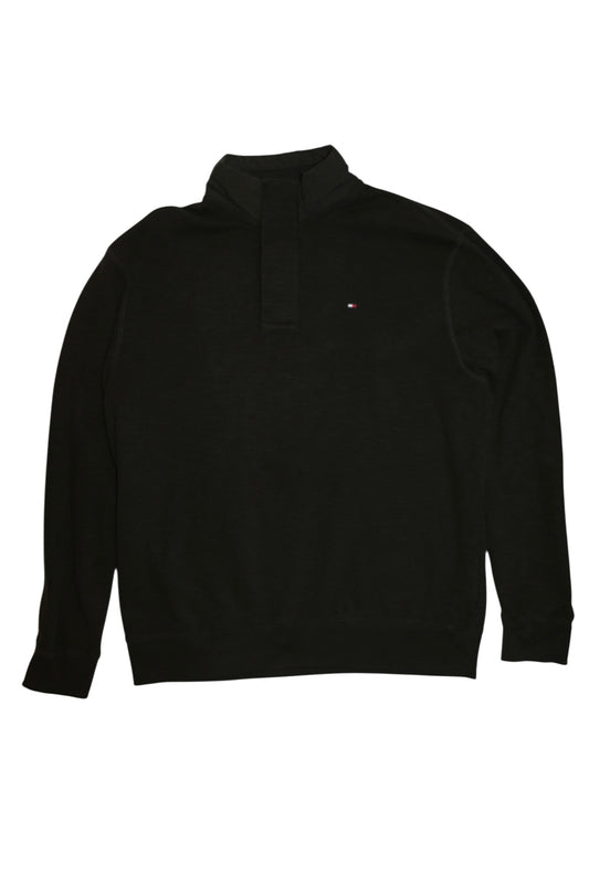 Tommy Hilfiger Mens Green Quarter Zip (Size XL)