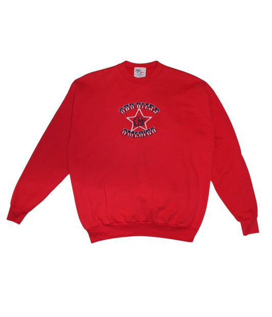M&C Sport Mens Red America Sweatshirt (Size XL)