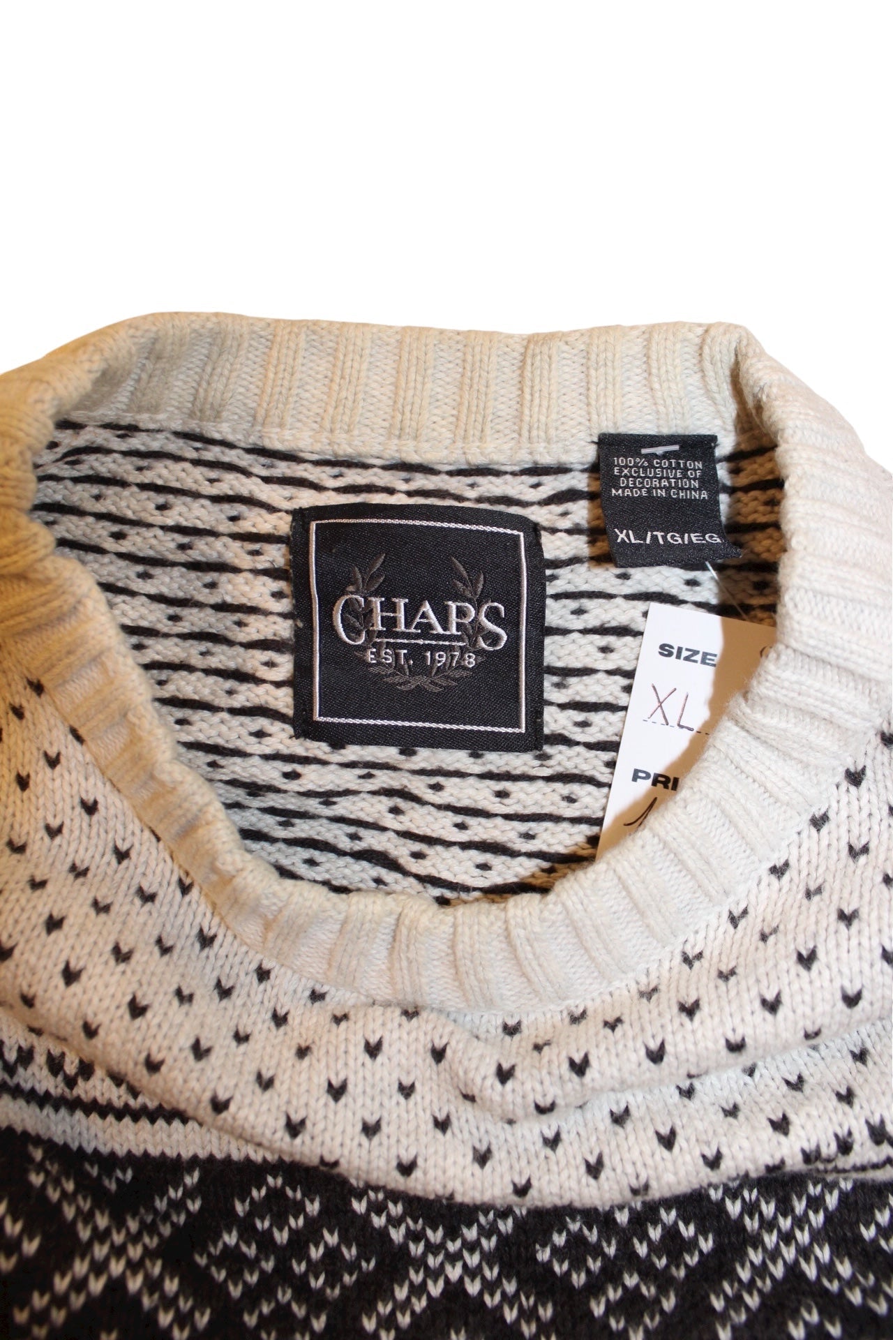 Chaps Ralph Lauren Mens Knitted Sweater (Size XL)