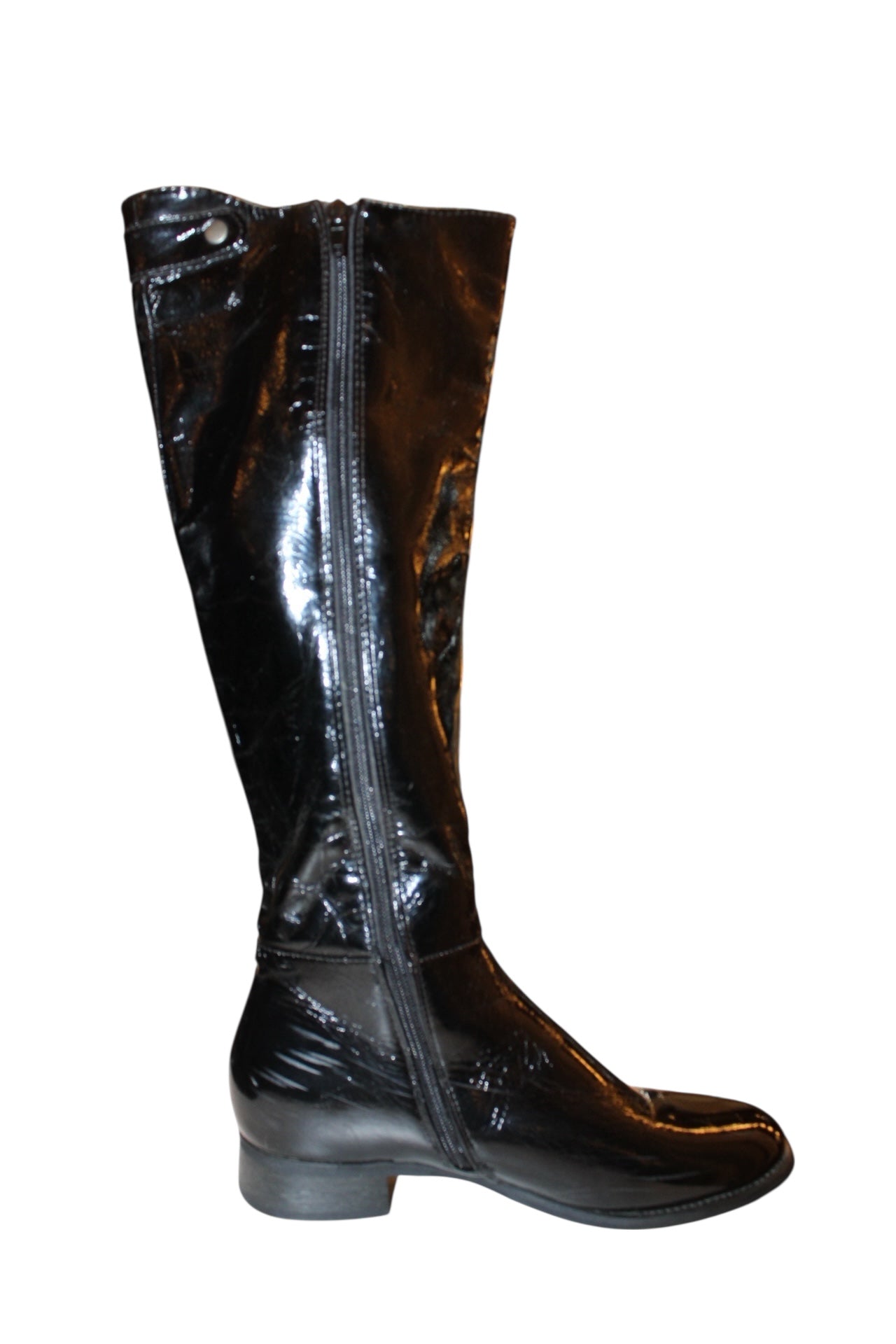 Patent Leather Women's Black Boots (Size 6)