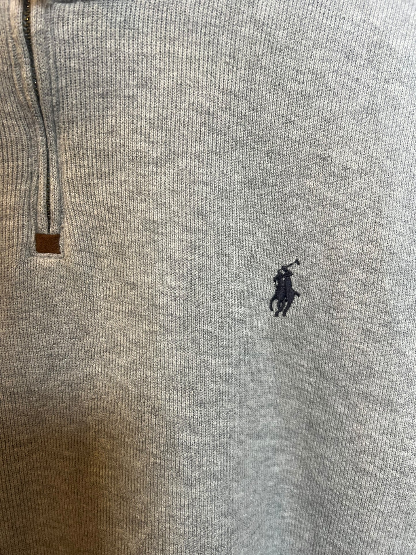 Polo Ralph Lauren Grey Quarter Zip (Size XL)