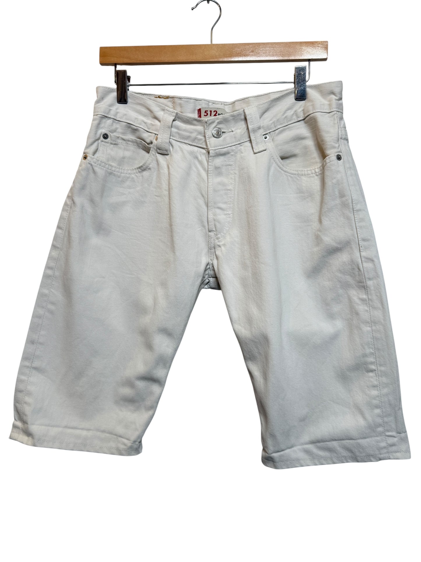 Levi 512 White Shorts (Size L)