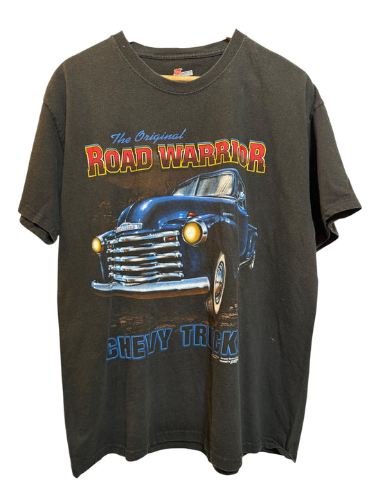 Road Warrior Mens Black T Shirt (Size L)
