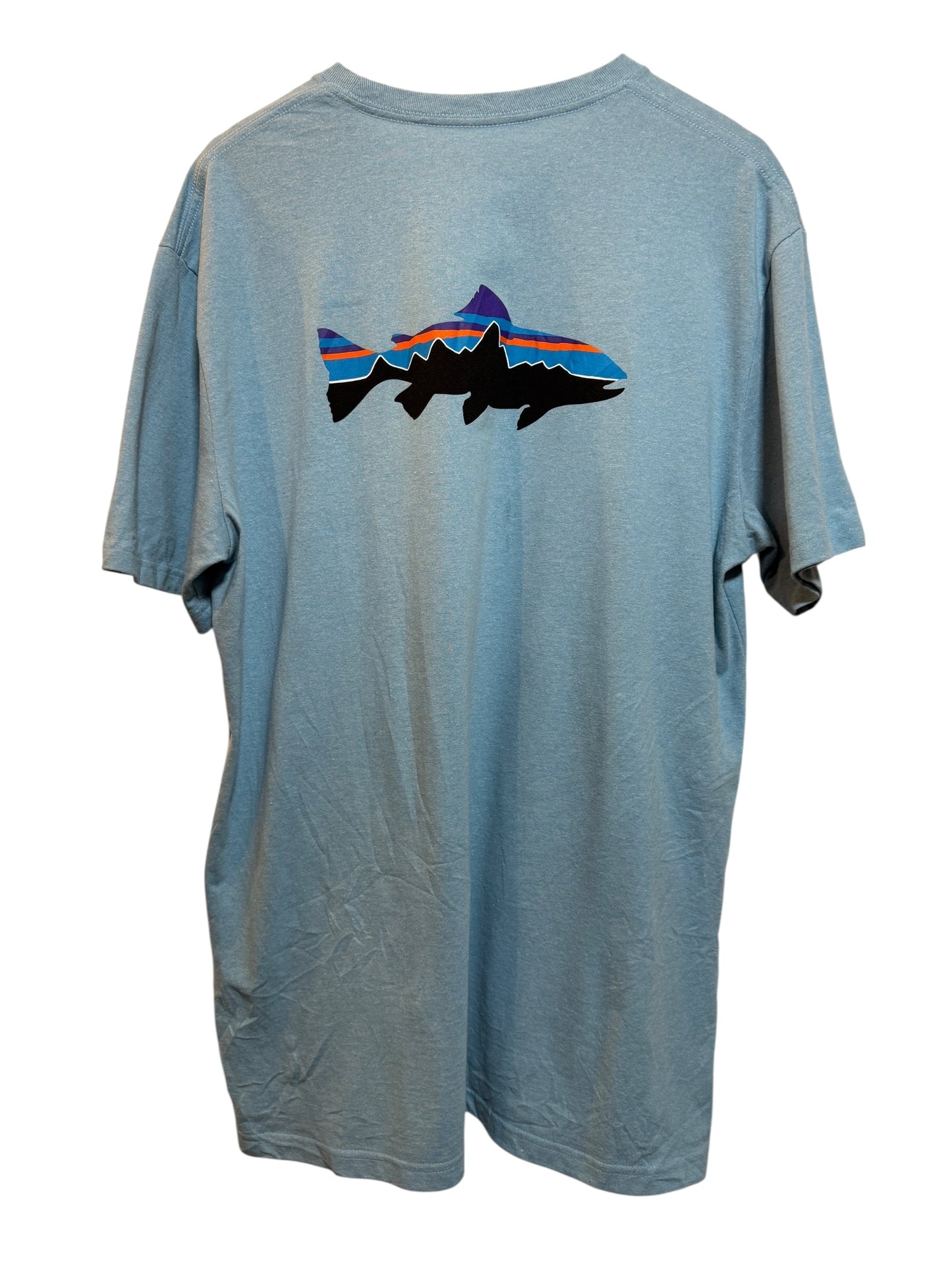 Patagonia Mens Blue T Shirt (Size XL)