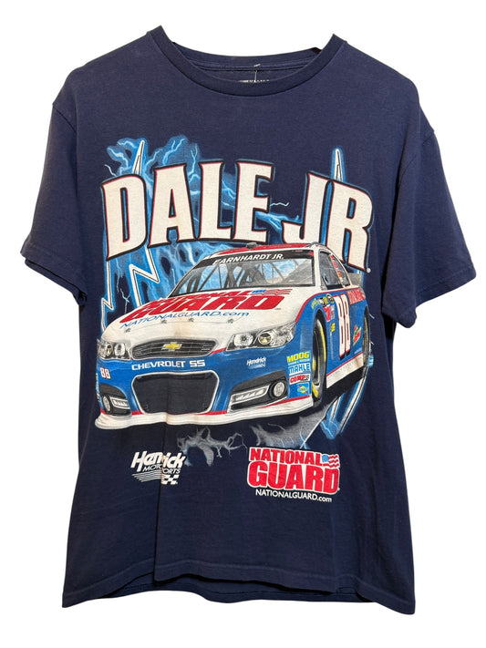 Dale Jr Mens Blue Nascar T Shirt (Size M)