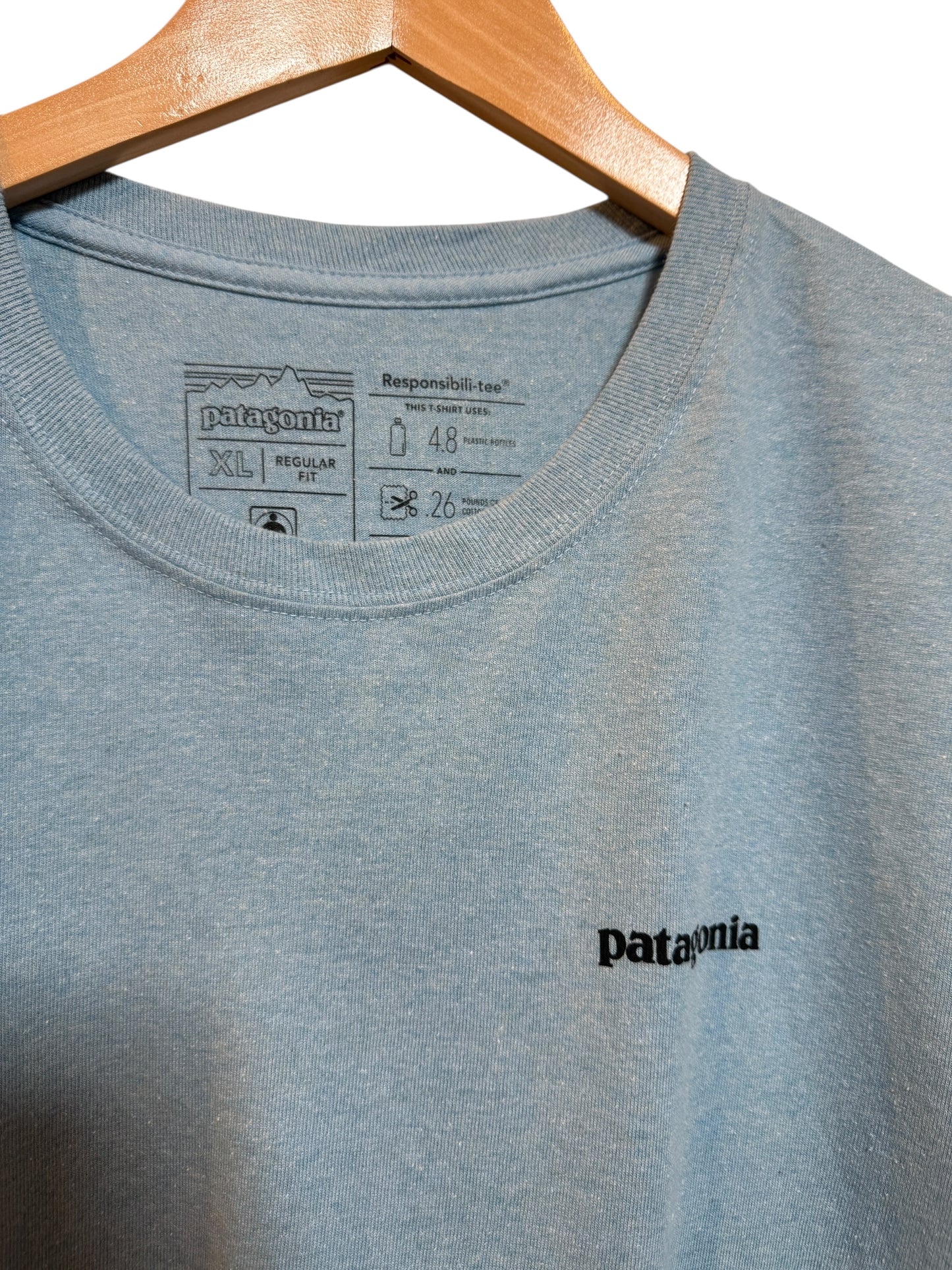 Patagonia Mens Blue T Shirt (Size XL)