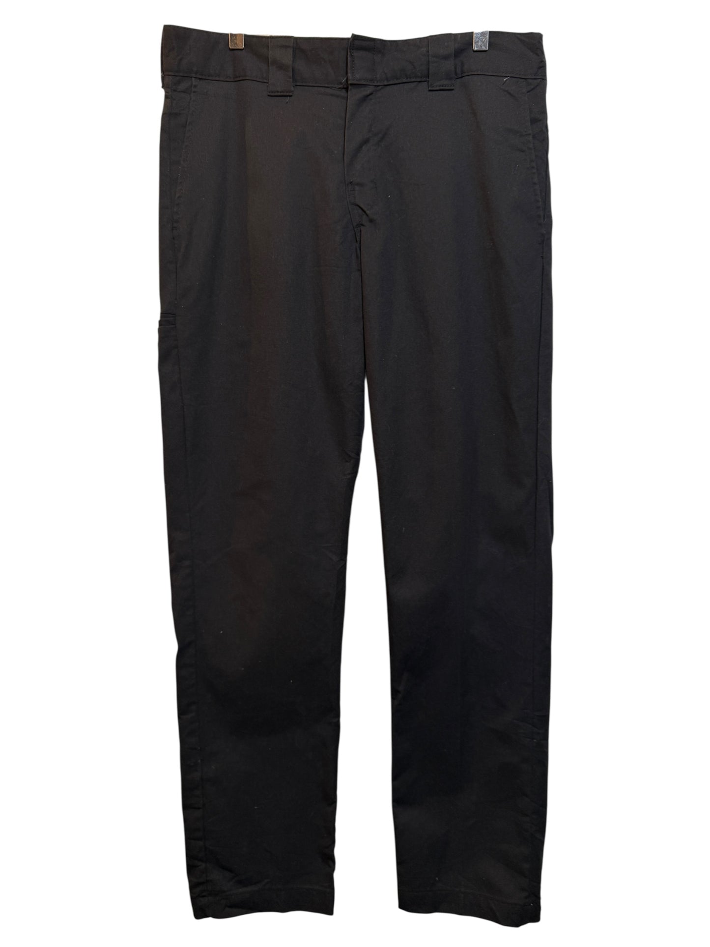 Dickies Slim Taper Mens Black Trousers (34x32)