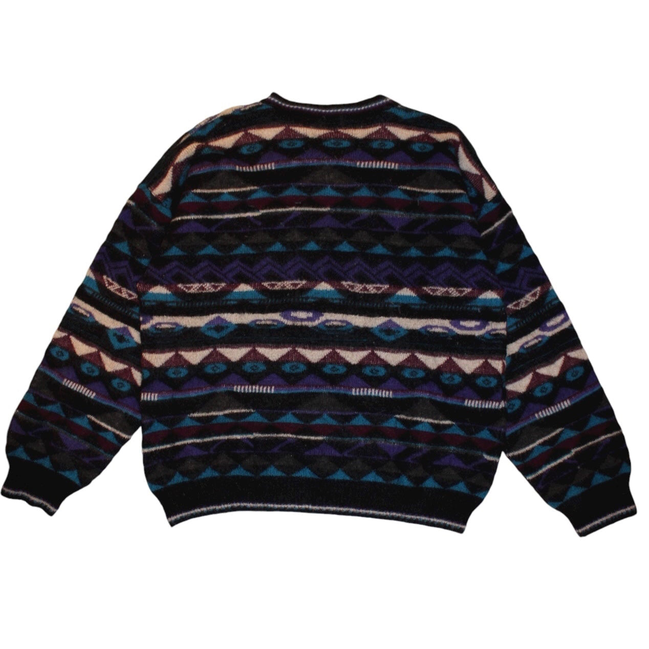 Pronto Uomo Mens Blue Knitted Sweater (Size L)