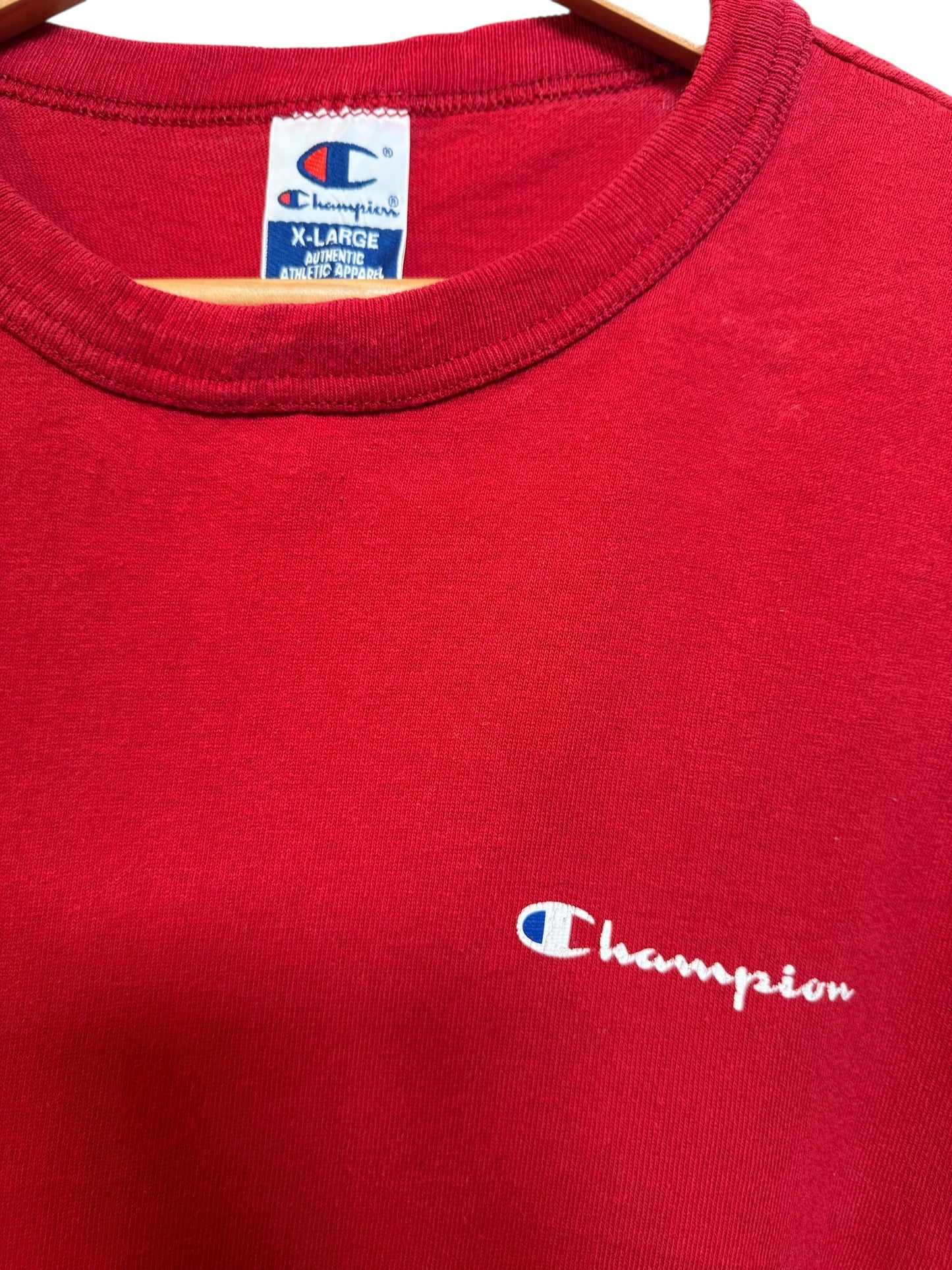 Champion Red T Shirt (Size XL)