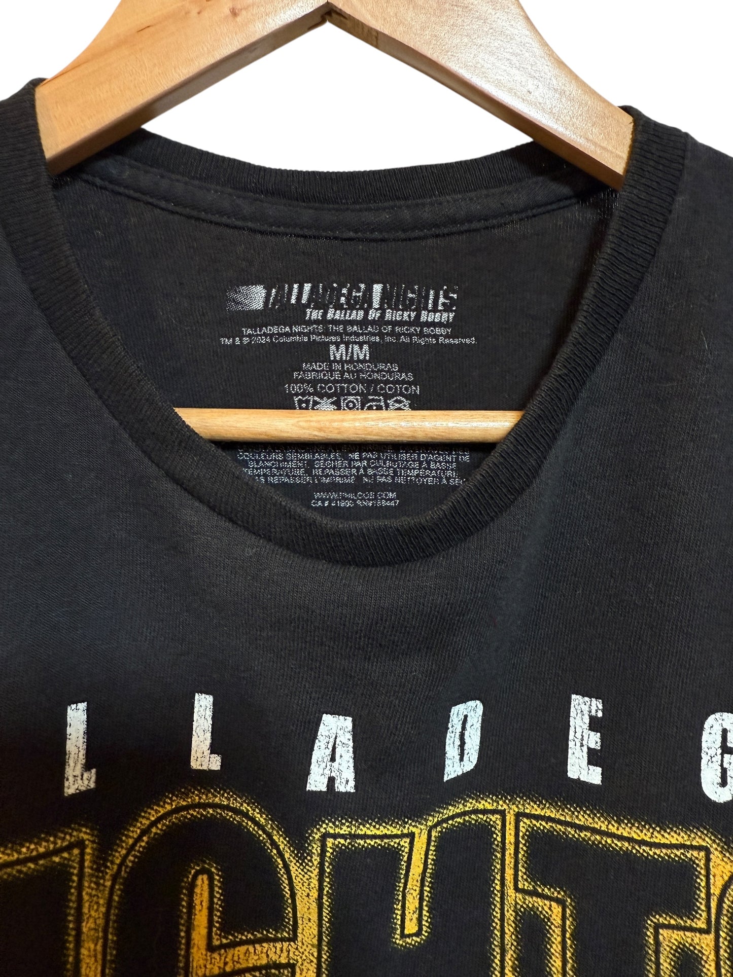 Talladega Nights Mens Black T Shirt (Size L)