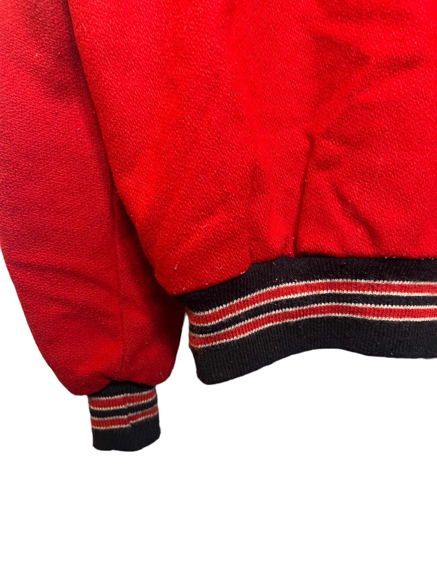 DeLong Sportswear Red Mens Varsity Jacket (Size L)