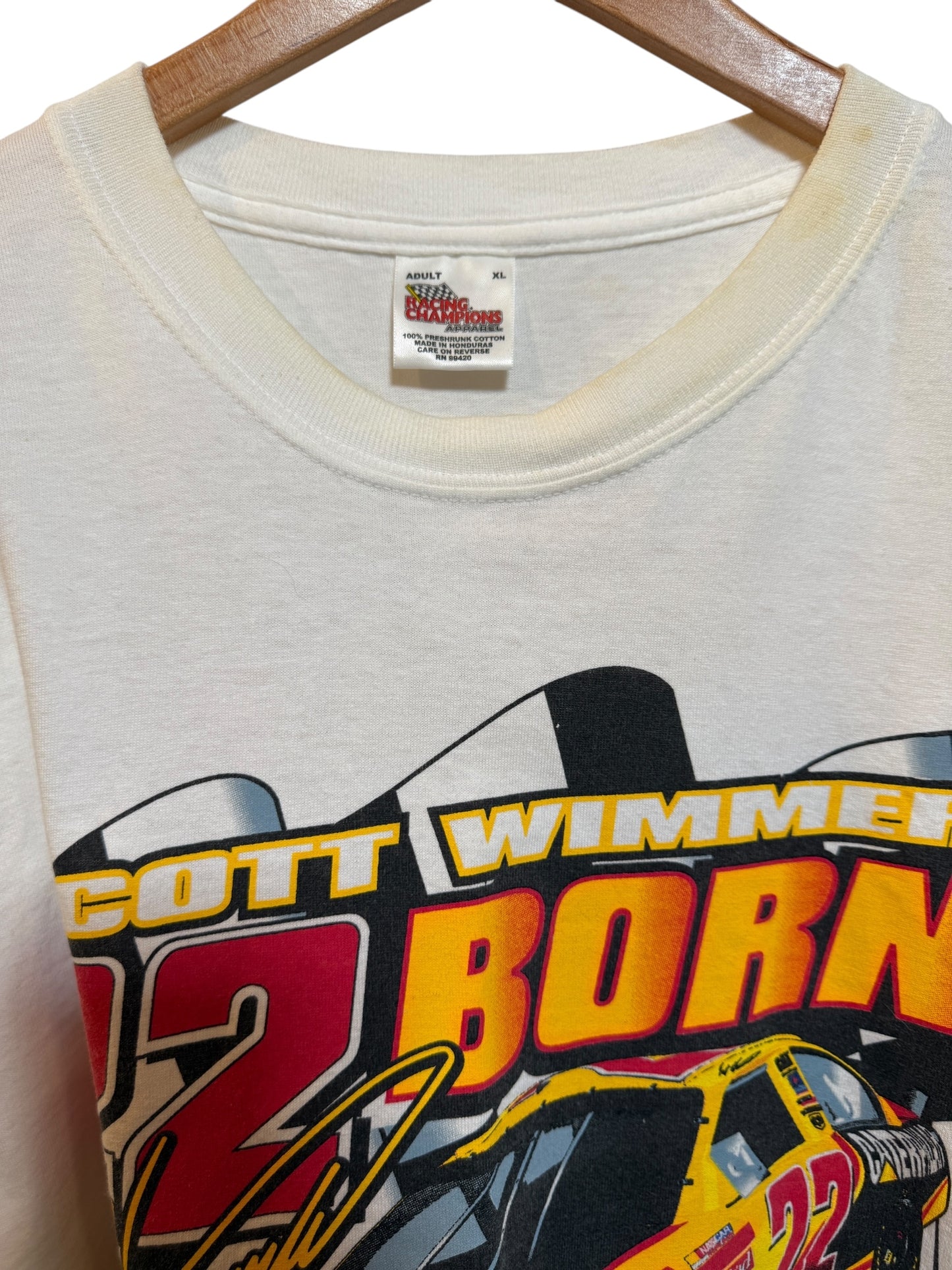 Born To Run Mens White T Shirt (Size XL)