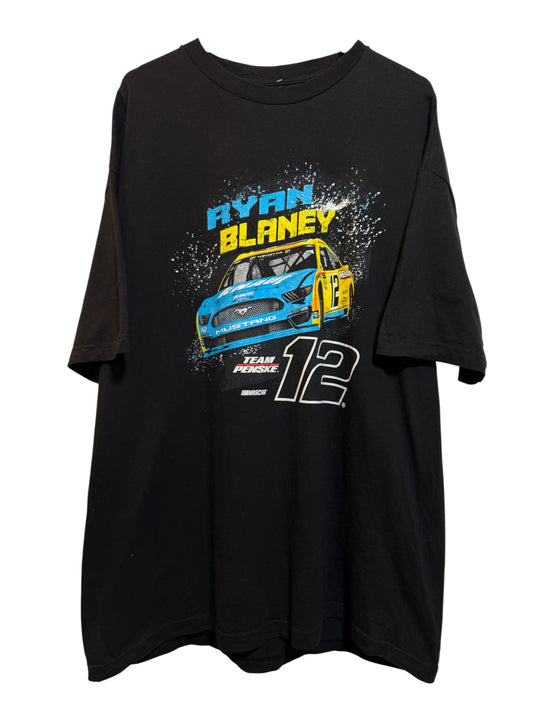 Ryan Blaney Mens Black T Shirt (Size XXL)