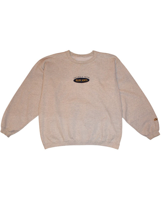 Yellow Jackets Mens Grey Sweatshirt (Size L)