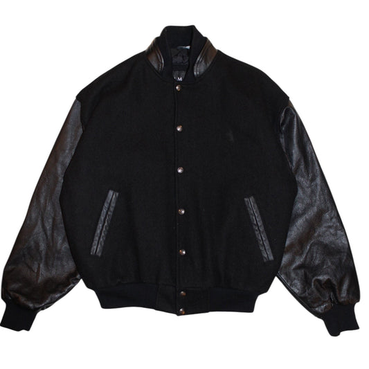 Sumac Leather Varsity Jacket (Size M)