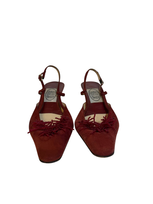 Emma Hope's Slingback Kitten Heels (Size 4.5)