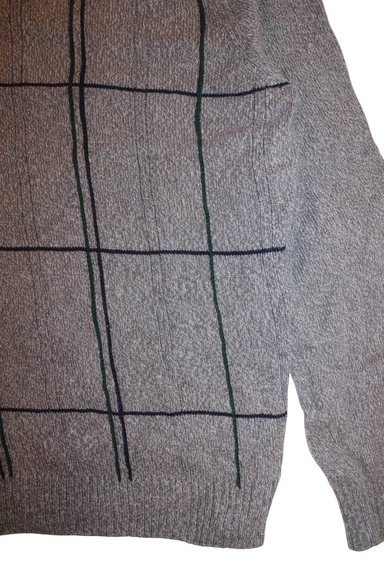 Croft & Barrow Mens Grey Knitted Sweater (Size L)